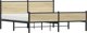 vidaXL Μεταλλικό Πλαίσιο Κρεβατιού Sonoma Oak 160x200 εκ.