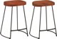 vidaXL Μπάρ σκαμπό Gavin, σετ 2 τεμαχίων, 45x40x63 εκ., από συμπαγές ξύλο μάνγκο