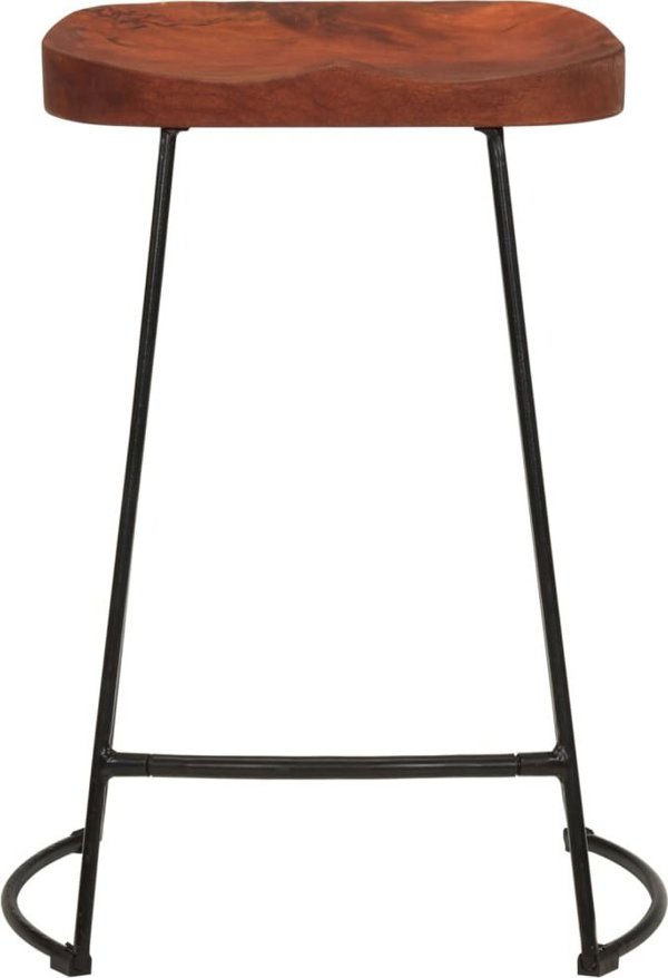 vidaXL Μπάρ σκαμπό Gavin, σετ 2 τεμαχίων, 45x40x63 εκ., από συμπαγές ξύλο μάνγκο