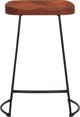 vidaXL Μπάρ σκαμπό Gavin, σετ 2 τεμαχίων, 45x40x63 εκ., από συμπαγές ξύλο μάνγκο