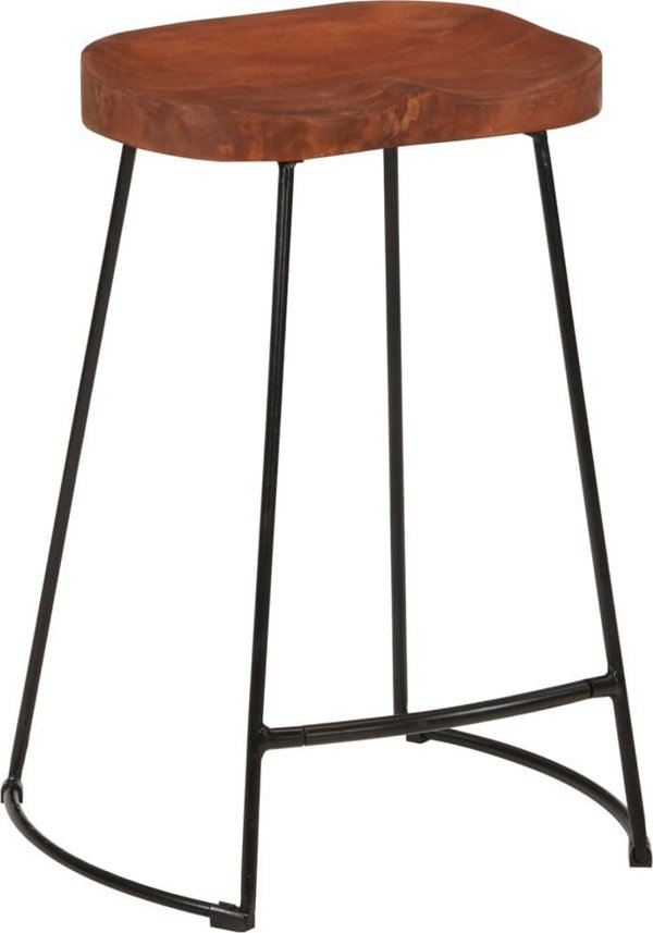 vidaXL Μπάρ σκαμπό Gavin, σετ 2 τεμαχίων, 45x40x63 εκ., από συμπαγές ξύλο μάνγκο