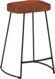 vidaXL Μπάρ σκαμπό Gavin, σετ 2 τεμαχίων, 45x40x63 εκ., από συμπαγές ξύλο μάνγκο
