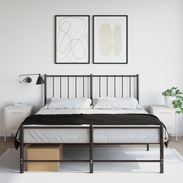vidaXL Κομοδίνα, 2 τεμ., λευκά, 36x39x50,5 εκ, ατσάλινα