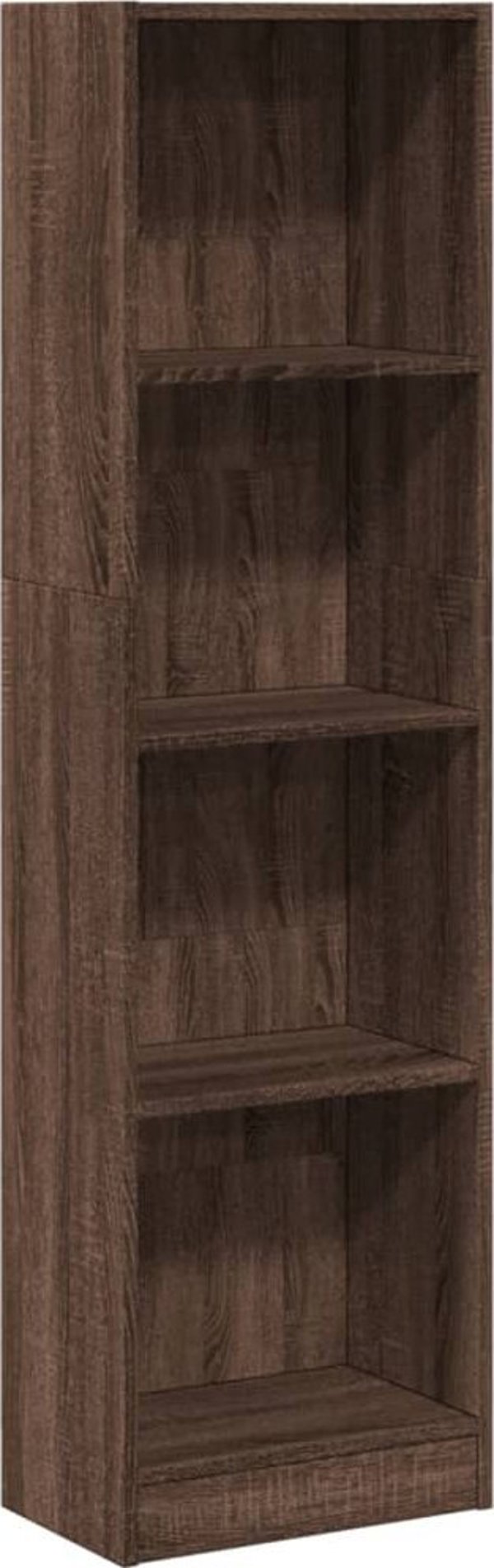 vidaXL Ραφιέρα, καφέ δρυς, 40x24x143 εκ., σύνθετο ξύλο