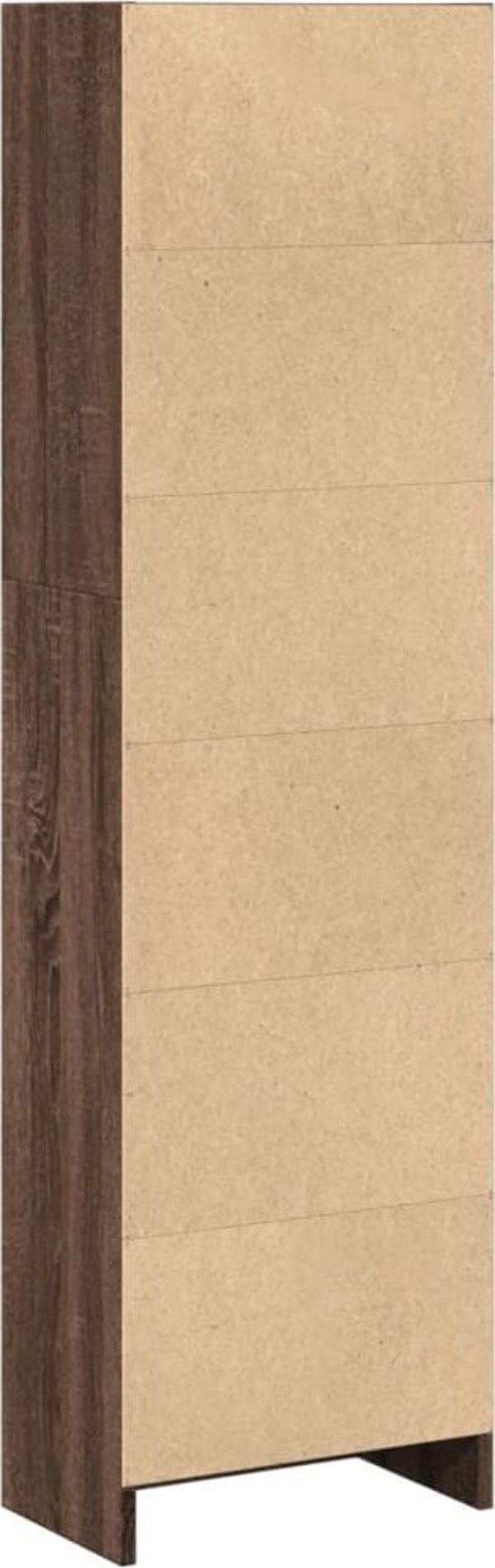 vidaXL Ραφιέρα, καφέ δρυς, 40x24x143 εκ., σύνθετο ξύλο