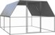 vidaXL Εξωτερικό κλουβί για κοτόπουλα, 3x4x2 μ, γαλβανισμένος χάλυβας
