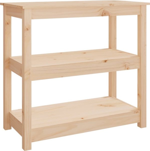 vidaXL vidaXL Stolik konsolowy, 80x40x74 cm, lite drewno sosnowe