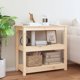 vidaXL vidaXL Stolik konsolowy, 80x40x74 cm, lite drewno sosnowe