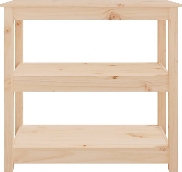 vidaXL vidaXL Stolik konsolowy, 80x40x74 cm, lite drewno sosnowe