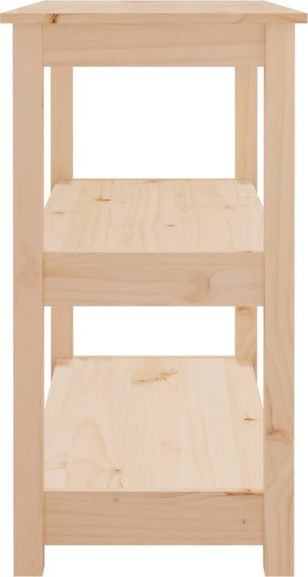 vidaXL vidaXL Stolik konsolowy, 80x40x74 cm, lite drewno sosnowe
