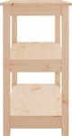vidaXL vidaXL Stolik konsolowy, 80x40x74 cm, lite drewno sosnowe