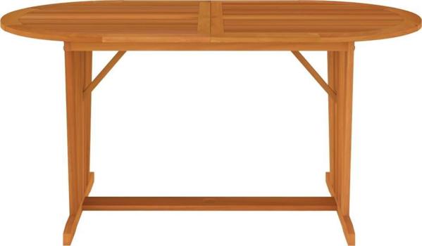 vidaXL Τραπέζι κήπου, 160x85x75 cm, από μασίφ ξύλο ευκαλύπτου