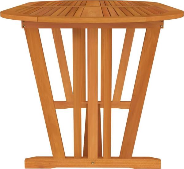 vidaXL Τραπέζι κήπου, 160x85x75 cm, από μασίφ ξύλο ευκαλύπτου