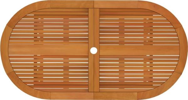vidaXL Τραπέζι κήπου, 160x85x75 cm, από μασίφ ξύλο ευκαλύπτου