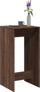 vidaXL Stolik barowy, brazowy dab, 51x50x103,5 cm