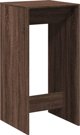 vidaXL Stolik barowy, brazowy dab, 51x50x103,5 cm