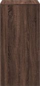 vidaXL Stolik barowy, brazowy dab, 51x50x103,5 cm