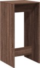 vidaXL Stolik barowy, brazowy dab, 51x50x103,5 cm
