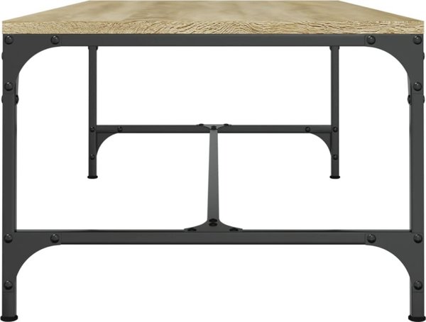 vidaXL Stolik kawowy, dab sonoma 100x50x35 cm material drewnopochodny