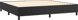 vidaXL Κρεβάτι κοντινεντάλ με στρώμα και LED, μαύρο δερματίνη, 200x200 cm