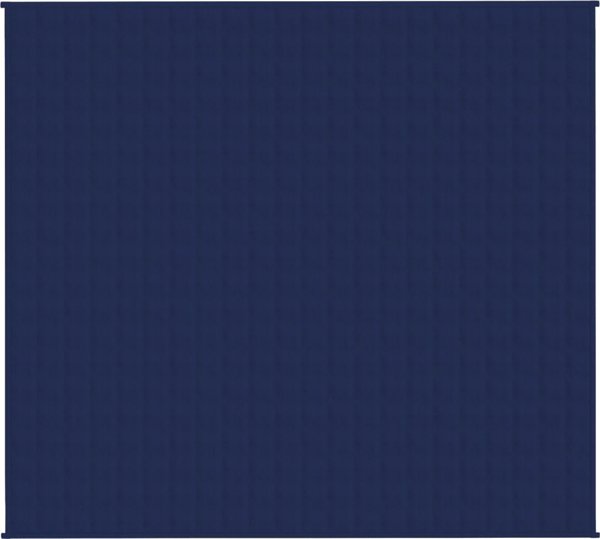 vidaXL Κουβέρτα με βαρίδια, μπλε, 200x230 εκ, 13 κιλά, ύφασμα