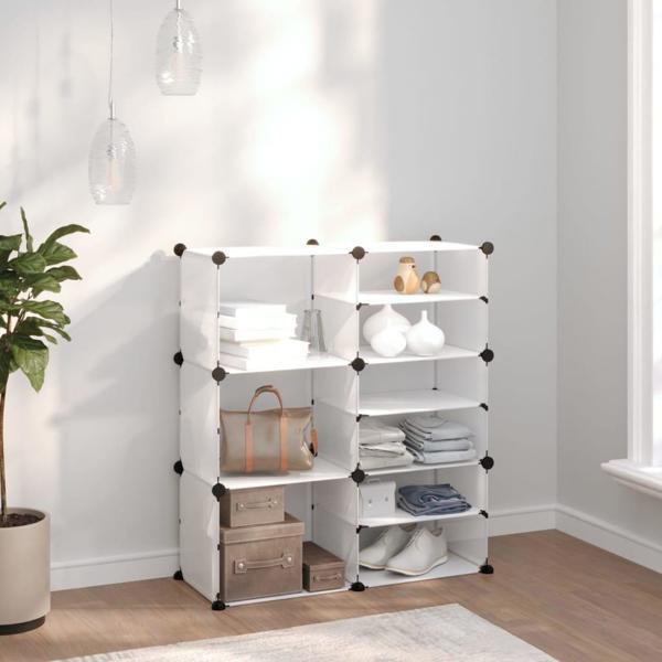 vidaXL vidaXL Stojak na buty, przezroczysty, 84x31,5x93 cm, PP