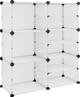 vidaXL vidaXL Stojak na buty, przezroczysty, 84x31,5x93 cm, PP