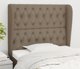 vidaXL Κεφαλάρι uszak, ταουπέ, 93x23x118/128 εκ, ύφασμα