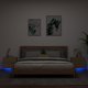 vidaXL Κρεμαστά Κομοδίνα με LED, 2 Τεμάχια, Δρυς Sonoma