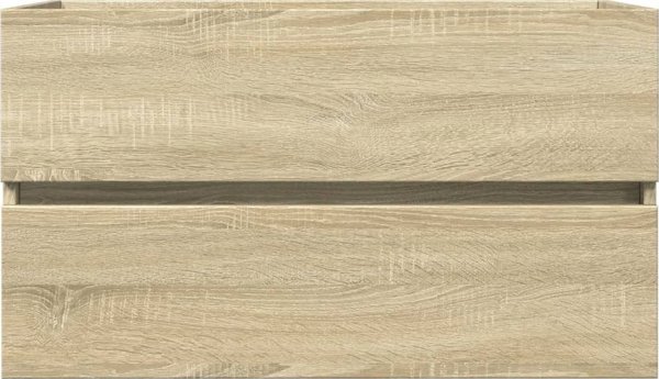 vidaXL Ντουλάπι κάτω από νιπτήρα Sonoma Δρυς, 80x38,5x45 εκ., μοριοσανίδα