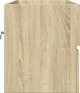 vidaXL Ντουλάπι κάτω από νιπτήρα Sonoma Δρυς, 80x38,5x45 εκ., μοριοσανίδα