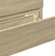 vidaXL Ντουλάπι κάτω από νιπτήρα Sonoma Δρυς, 80x38,5x45 εκ., μοριοσανίδα