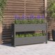 vidaXL Donica, szara, 112x25x66 cm, lite drewno sosnowe
