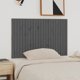 vidaXL κεφαλάρι κρεβατιού, γκρι, 140x3x90 cm, μασίφ πεύκο