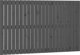 vidaXL κεφαλάρι κρεβατιού, γκρι, 140x3x90 cm, μασίφ πεύκο