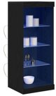 vidaXL Κονσόλα με LED Φωτισμό, Χρώμα Μαύρη Δρυς, 41x37x100 εκ.