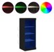 vidaXL Κονσόλα με LED Φωτισμό, Χρώμα Μαύρη Δρυς, 41x37x100 εκ.