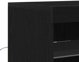 vidaXL Κονσόλα με LED Φωτισμό, Χρώμα Μαύρη Δρυς, 41x37x100 εκ.