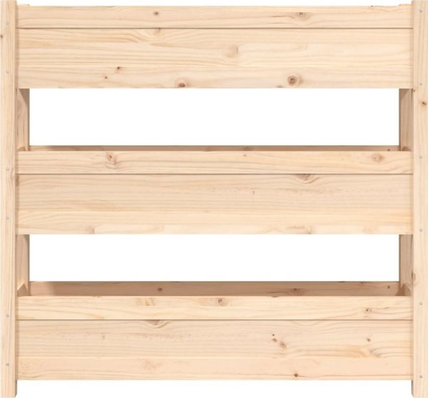 vidaXL Donica, 112x25x104,5 cm, lite drewno sosnowe