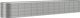 vidaXL vidaXL Donica ogrodowa, malowana proszkowo stal, 512x80x68 cm, srebrna