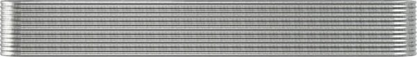 vidaXL vidaXL Donica ogrodowa, malowana proszkowo stal, 512x80x68 cm, srebrna