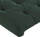 vidaXL Κεφαλάρι Uszak, σκούρο πράσινο, 83x16x78/88 εκ, βελούδο