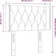 vidaXL Κεφαλάρι Uszak, σκούρο πράσινο, 83x16x78/88 εκ, βελούδο
