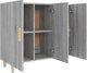 vidaXL Ντουλάπι γκρι δρυς σονόμα 90x34x80 cm από ξυλοπροϊόν