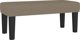 vidaXL Κρεβάτι Κοντινεντάλ με Στρώμα, taupe, ύφασμα, 80x200 cm