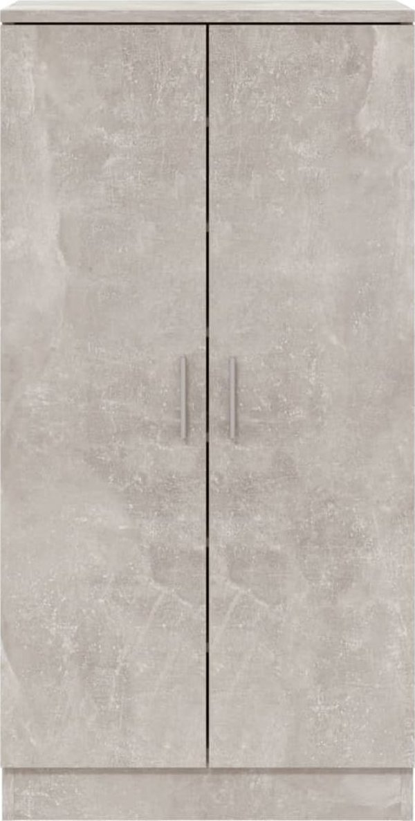 vidaXL Szafka na buty, szarosc betonu, 55x35x108 cm