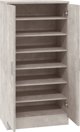 vidaXL Szafka na buty, szarosc betonu, 55x35x108 cm