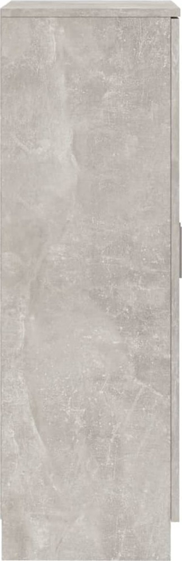 vidaXL Szafka na buty, szarosc betonu, 55x35x108 cm