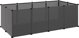 vidaXL Κλουβί για μικρά ζώα, μαύρο, 144x74x46.5 εκ., PP και ατσάλι