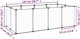 vidaXL Κλουβί για μικρά ζώα, μαύρο, 144x74x46.5 εκ., PP και ατσάλι